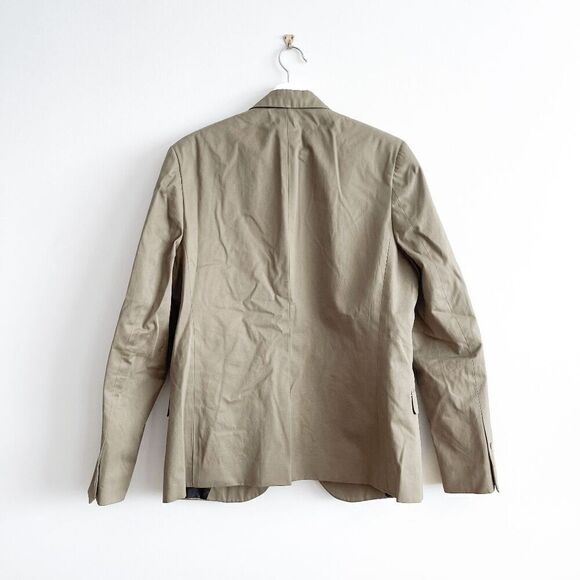 Topman Men's Skinny Single Breasted Sport Coat Suit Jacket Khaki Size 42 - Picture 2 of 9